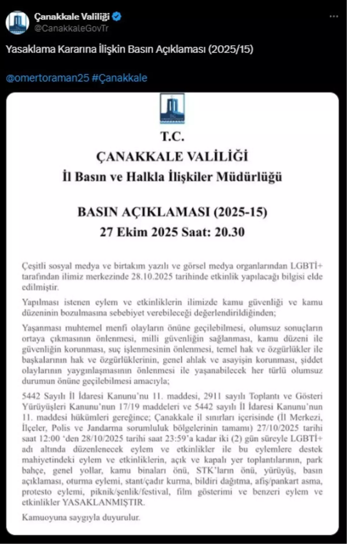 canakkalede lgbti etkinliklerine yasak XPNdv8Lt.jpg