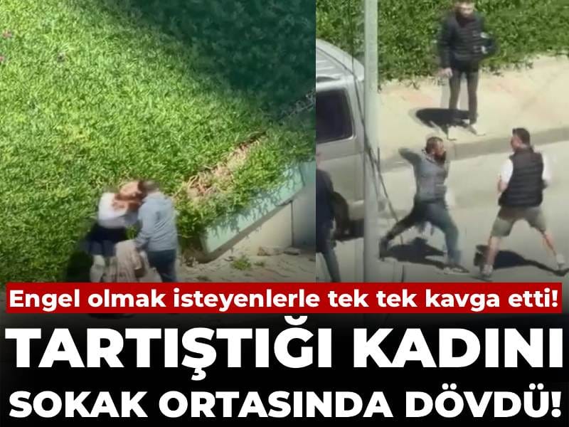 Maltepe’de Sokak Ortasında Kadına Şiddet: Engel Olmaya Çalışanlara Saldırdı!