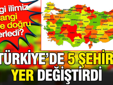 Turkiyede 5 sehir yer degistirdi hangi ilimiz hangi yone dogru ilerledi BTTbp2Kh
